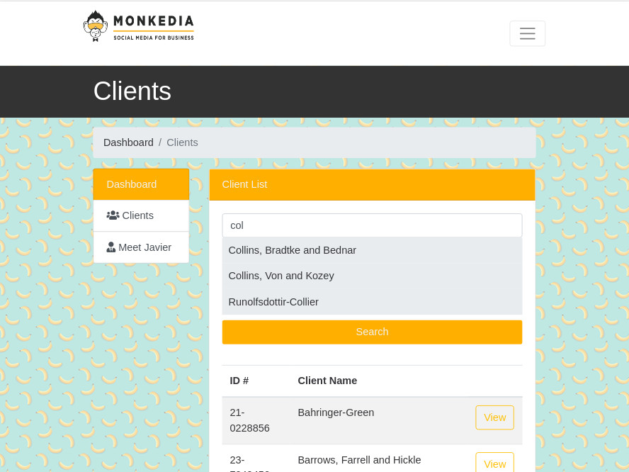 Monkedia Login App